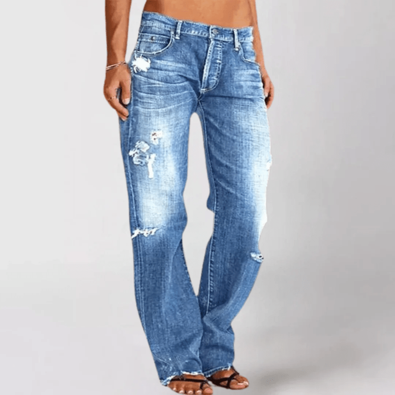 Elsa | Losse Denim Jeans | Dames Spijkerbroek - Sorata