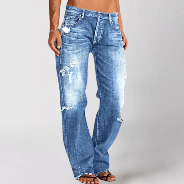 Elsa | Losse Denim Jeans | Dames Spijkerbroek - Sorata