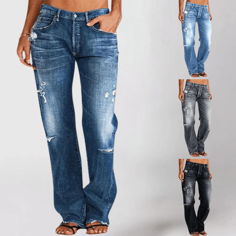Elsa | Losse Denim Jeans | Dames Spijkerbroek - Sorata