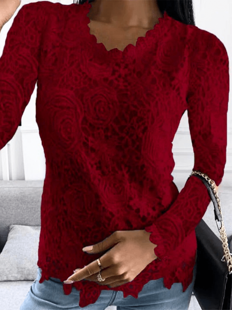 Elza | Dames Shirt | Lange Top Lange Mouw | Elegant Ontwerp - Sorata