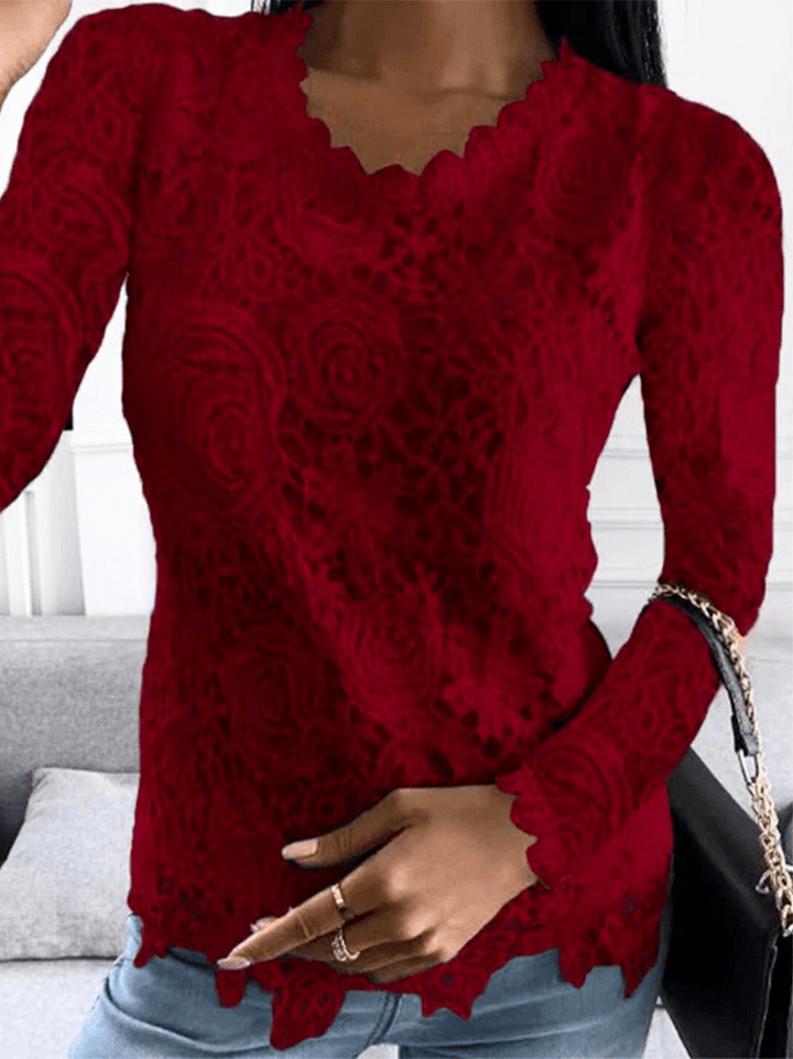 Elza | Dames Shirt | Lange Top Lange Mouw | Elegant Ontwerp - Sorata