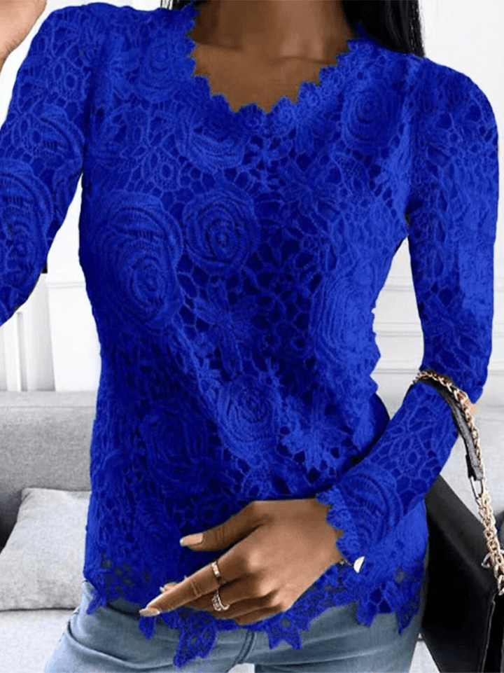 Elza | Dames Shirt | Lange Top Lange Mouw | Elegant Ontwerp - Sorata