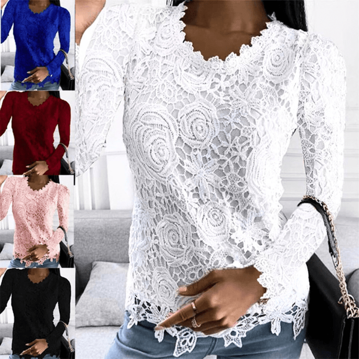 Elza | Dames Shirt | Lange Top Lange Mouw | Elegant Ontwerp - Sorata