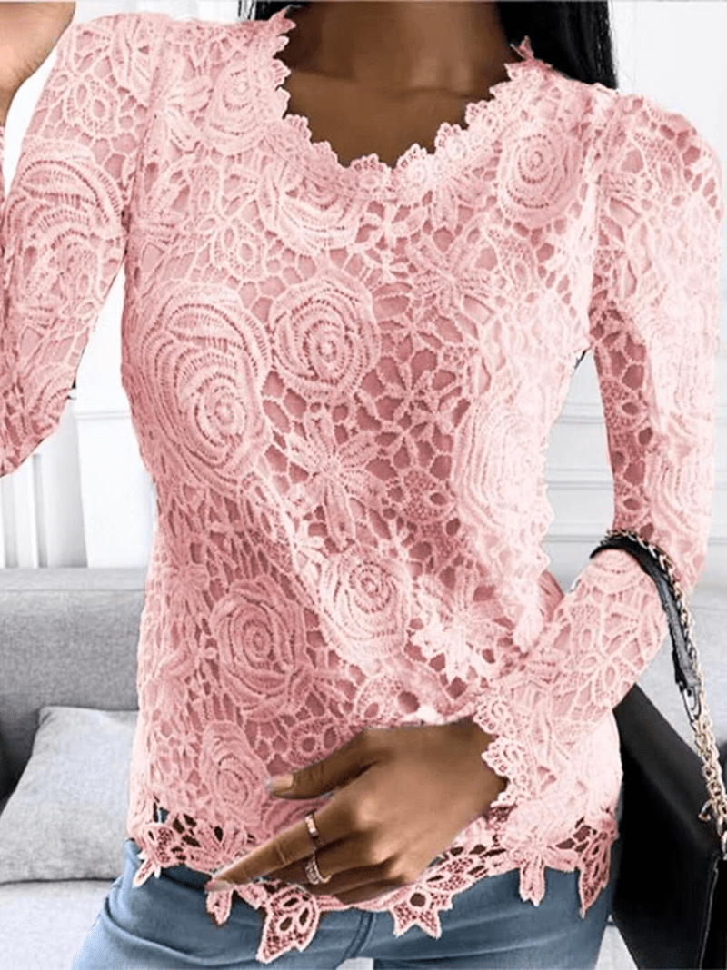 Elza | Dames Shirt | Lange Top Lange Mouw | Elegant Ontwerp - Sorata