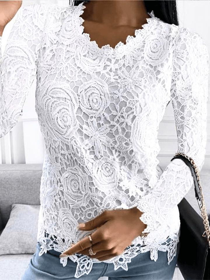 Elza | Dames Shirt | Lange Top Lange Mouw | Elegant Ontwerp - Sorata