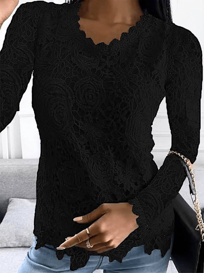 Elza | Dames Shirt | Lange Top Lange Mouw | Elegant Ontwerp - Sorata