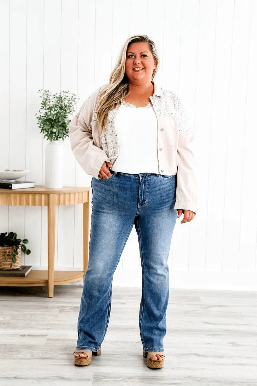 Emella | Vintage Bootcut Jeans | Dames Broek - Sorata