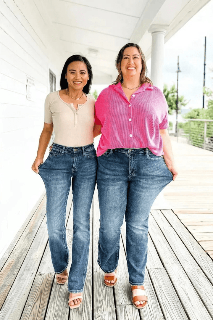 Emella | Vintage Bootcut Jeans | Dames Broek - Sorata