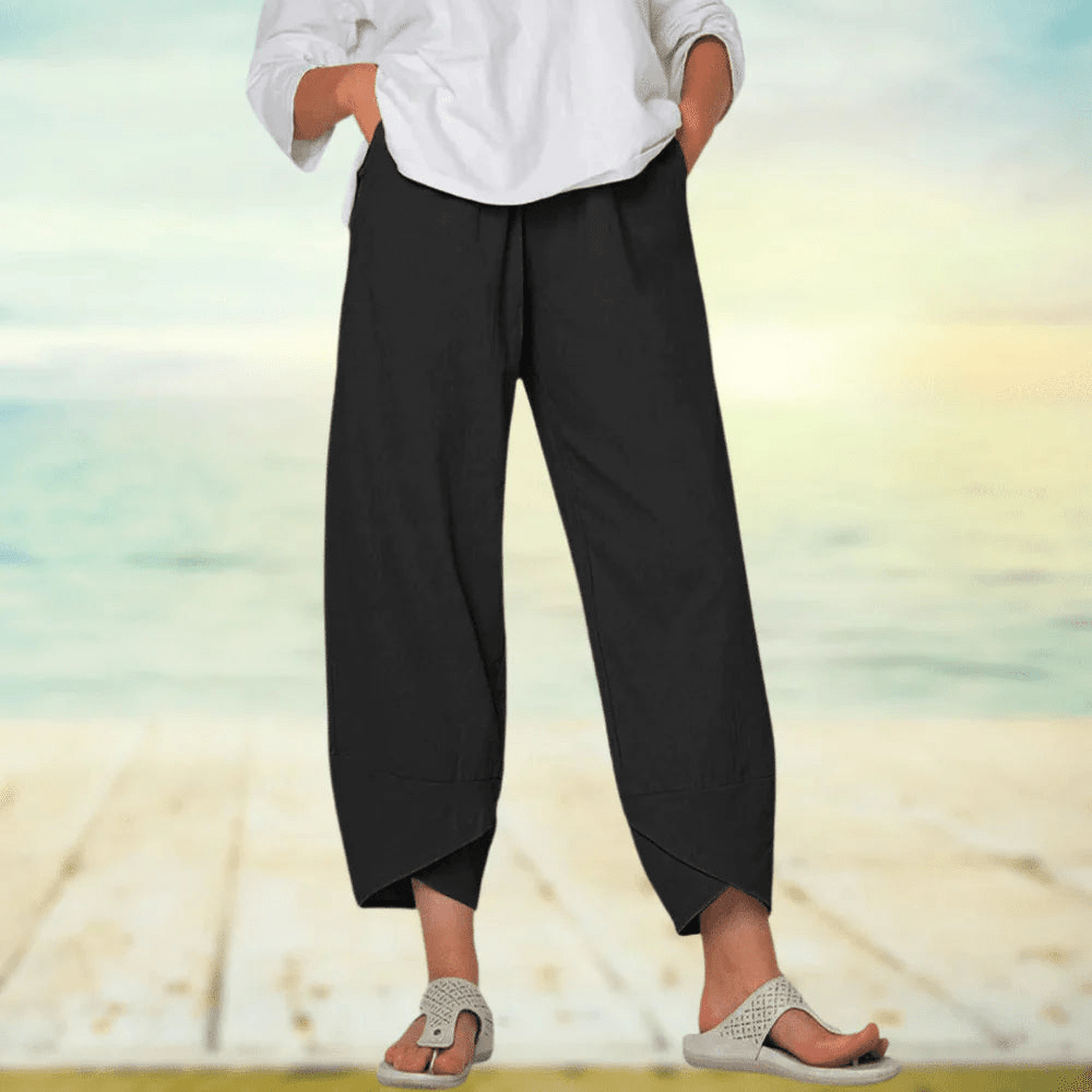 Esaya | Elegante Dames Broek | Luchtige Lichtgewicht Broek | Voor De Lente/Zomer - Sorata