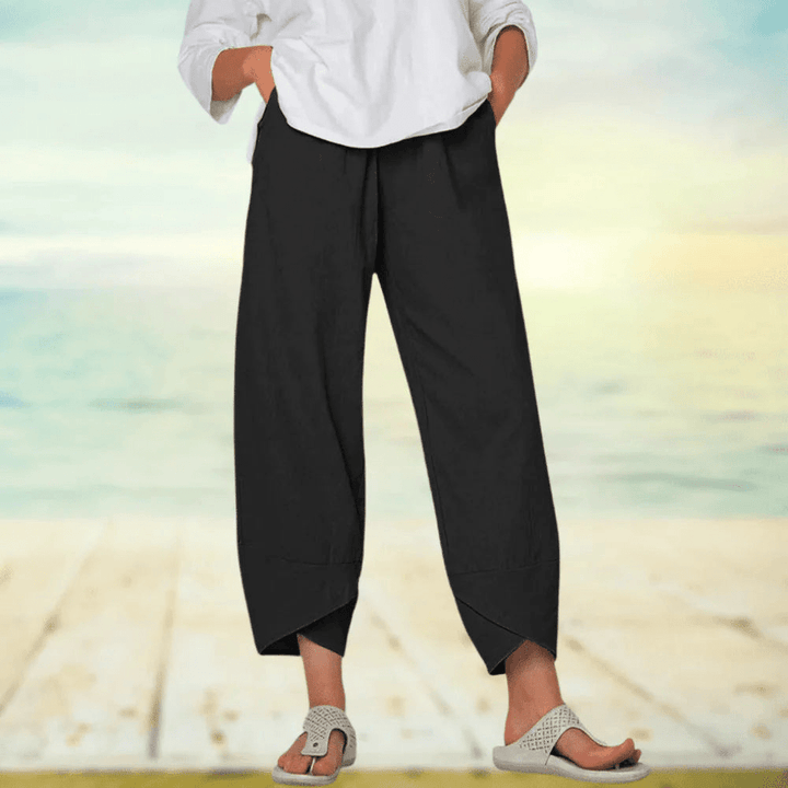 Esaya | Elegante Dames Broek | Luchtige Lichtgewicht Broek | Voor De Lente/Zomer - Sorata