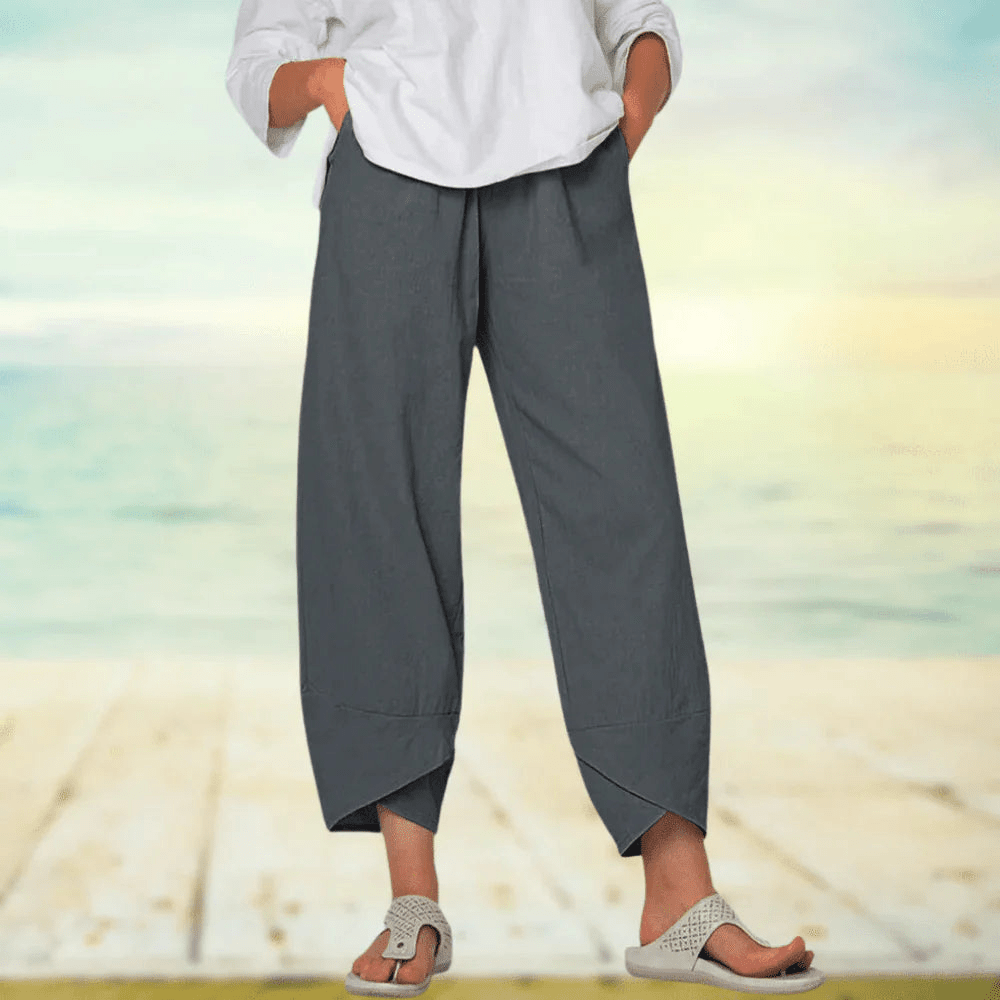 Esaya | Elegante Dames Broek | Luchtige Lichtgewicht Broek | Voor De Lente/Zomer - Sorata