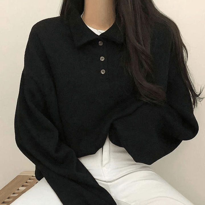 Esma | Stijlvolle Geribde Coltrui | Dames Trui | Sweater Vest - Sorata