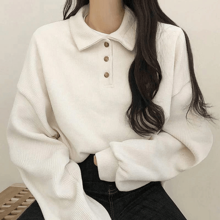 Esma | Stijlvolle Geribde Coltrui | Dames Trui | Sweater Vest - Sorata