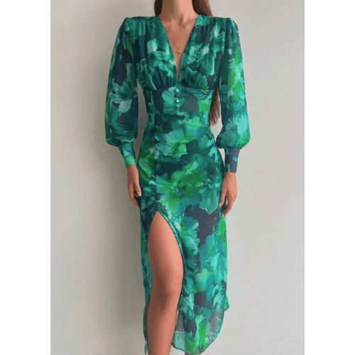 Fiona - Lange Mouwen Jurk Dames - Veelzijdige Outfit - Perfect Voor Elk Seizoen - Sorata