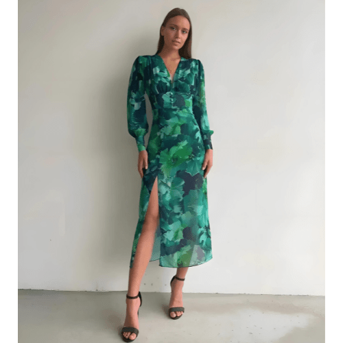 Fiona - Lange Mouwen Jurk Dames - Veelzijdige Outfit - Perfect Voor Elk Seizoen - Sorata