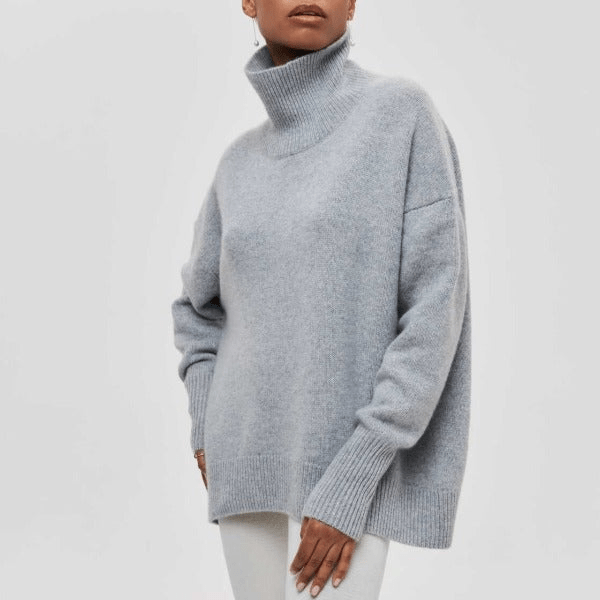 Fiona | Stijlvolle Dames Coltrui | Comfortabele Jumper Sweater | Ruime Pasvorm - Sorata