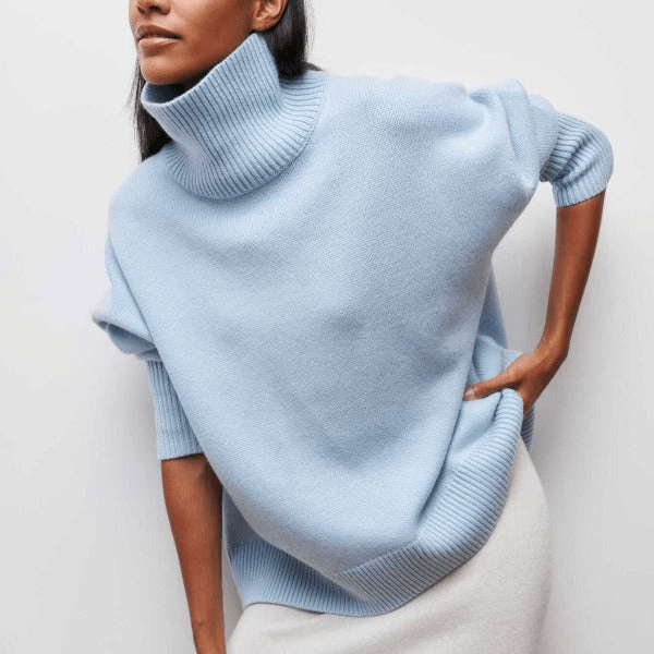 Fiona | Stijlvolle Dames Coltrui | Comfortabele Jumper Sweater | Ruime Pasvorm - Sorata