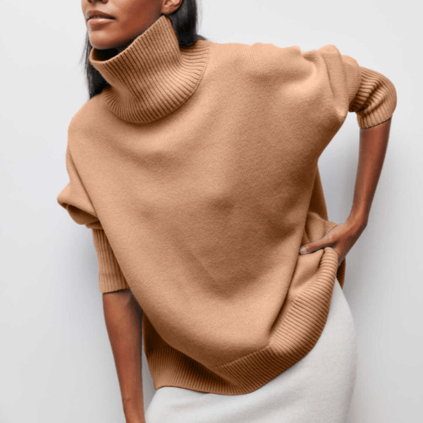 Fiona | Stijlvolle Dames Coltrui | Comfortabele Jumper Sweater | Ruime Pasvorm - Sorata