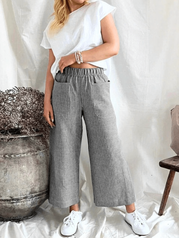 Floortje - Broek Dames - Comfortabele Corduroy Broek - Trendy Ontwerp - Sorata