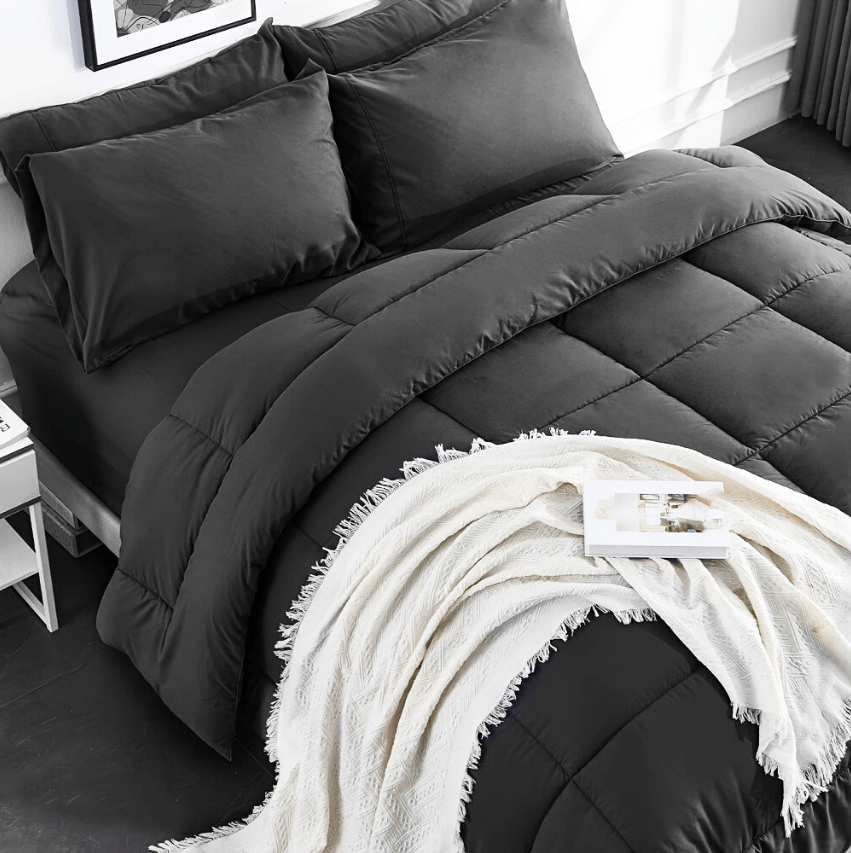 FluweelSoft | Warme Microfibre Dekbedovertrek Set | Comfortabel & Stijlvol - Sorata