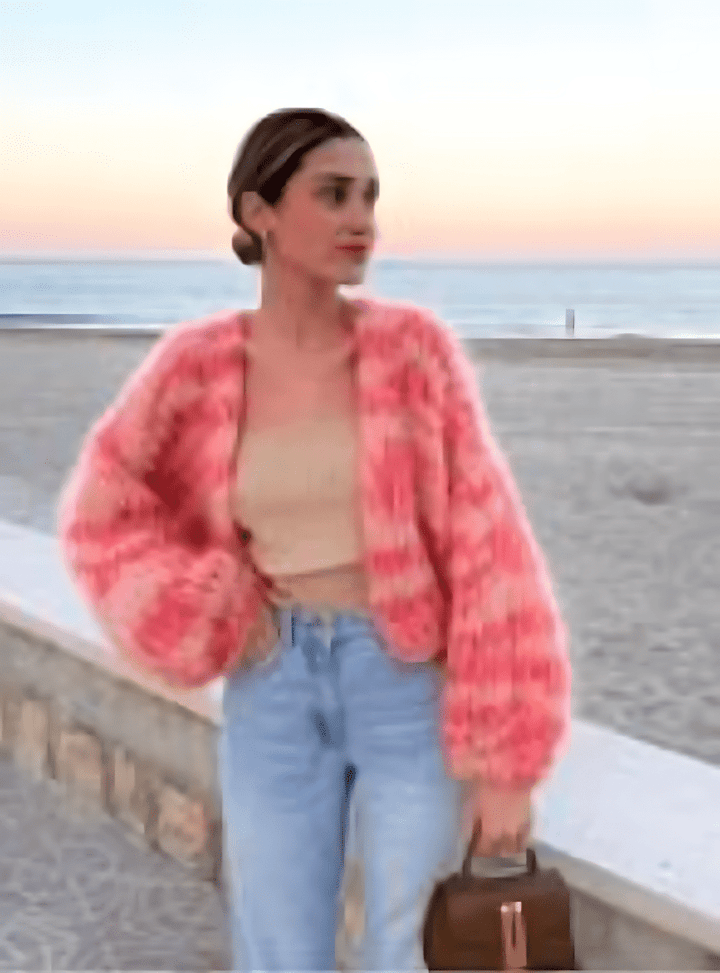 Foxy | Dames Truien | Warme Gestreepte Open Pullover | Nieuwe Style - Sorata