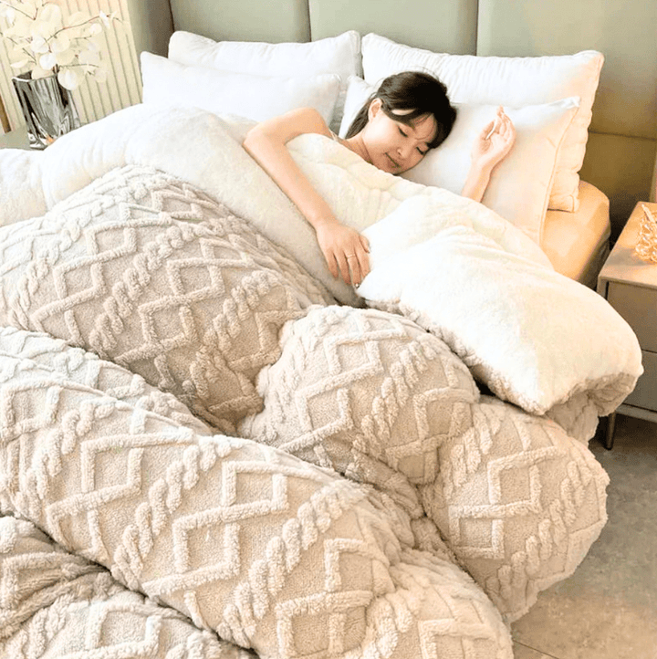 FrozyWinter | Warme Dekbedovertrek van Kasjmier | Comfortabel - Sorata