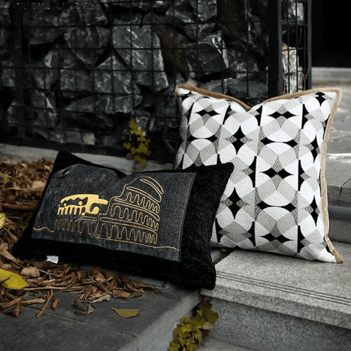 GeoHoes | Moderne Geometrische Kussenhoes | Comfortabel & Trendy - Sorata