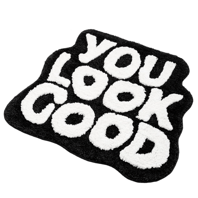 Good Vibes Badmat - Stijlvol En Antislip Ontwerp Voor Veilige Gebruik - Sorata