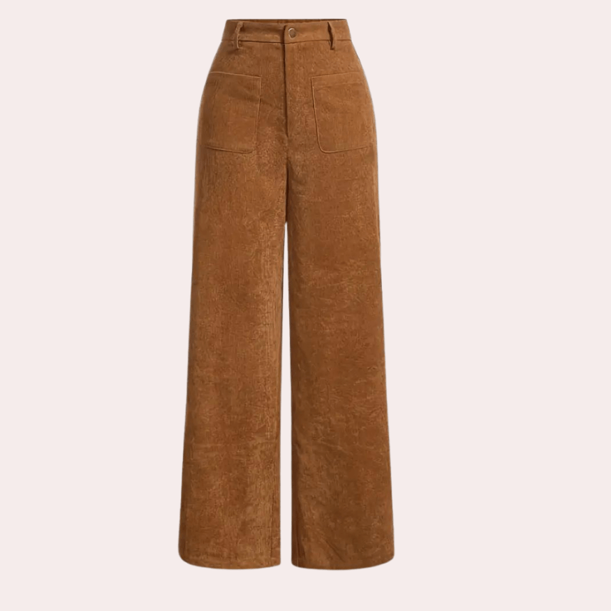 Graci | Elegante En Comfortabele Bruine Dames Broek | Zacht Materiaal - Sorata