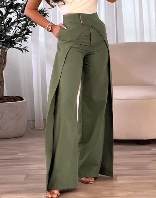 Hailey | High - Waisted Pants | Dames Broek - Sorata
