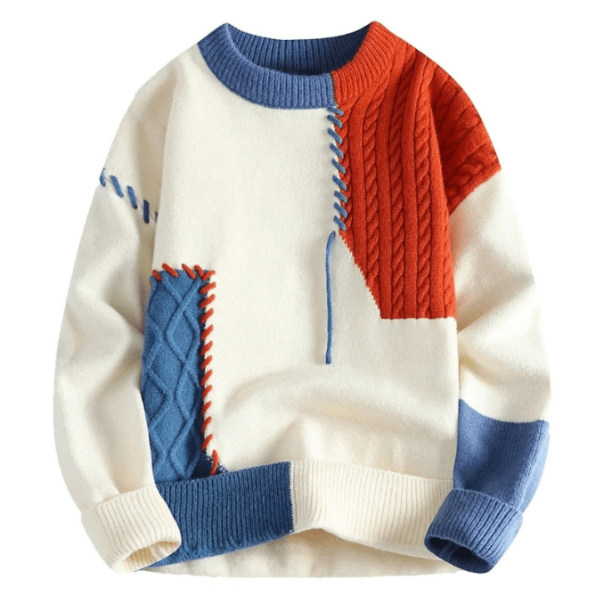 Harrison - Gebreide Trui Heren - Uniek Design & Warm - Comfortabel - Sorata