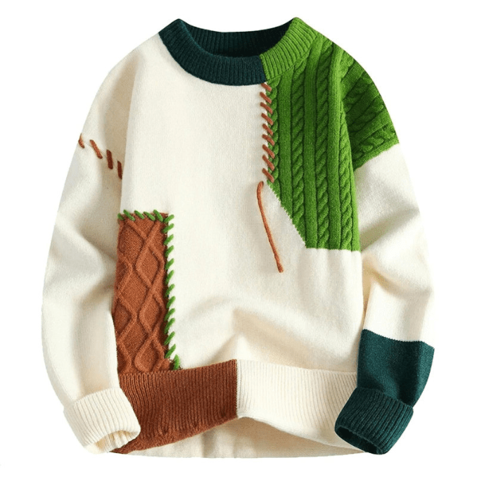 Harrison - Gebreide Trui Heren - Uniek Design & Warm - Comfortabel - Sorata
