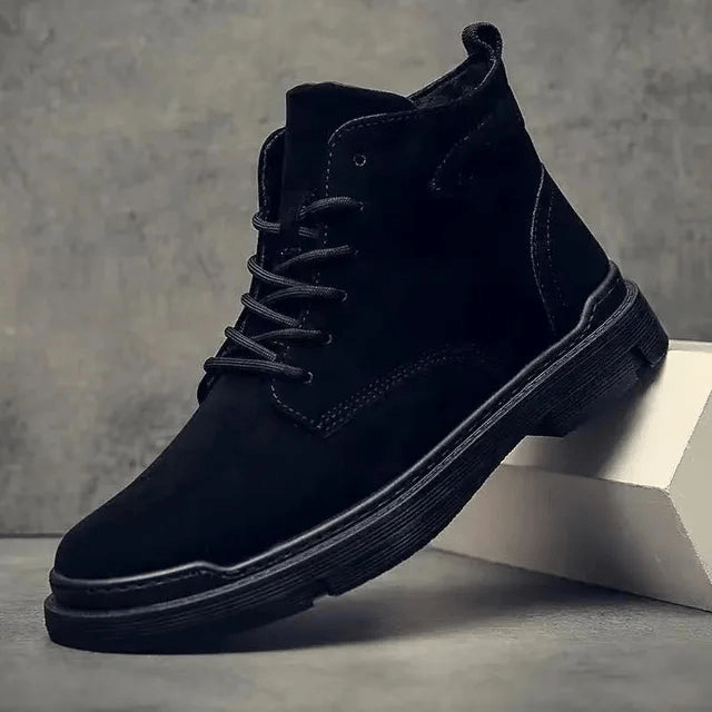 Harry | Stijlvolle Heren Schoenen | Suède Leren Veterboots | Casual En Comfortabel - Sorata