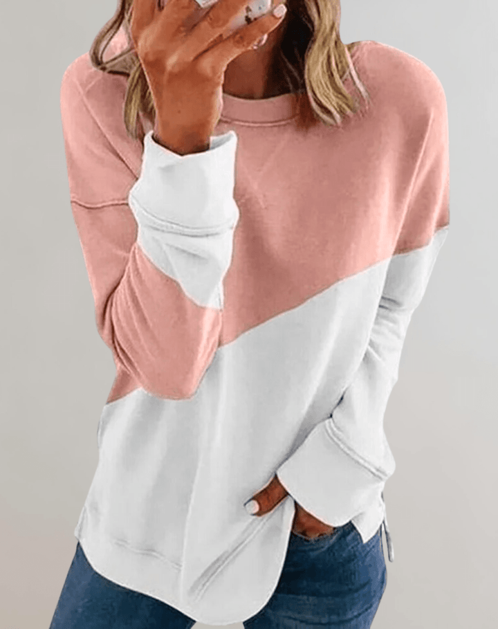 Helen - Sweater Dames - O - Hals Sweatshirt - Comfortabel & Veelzijdig - Sorata