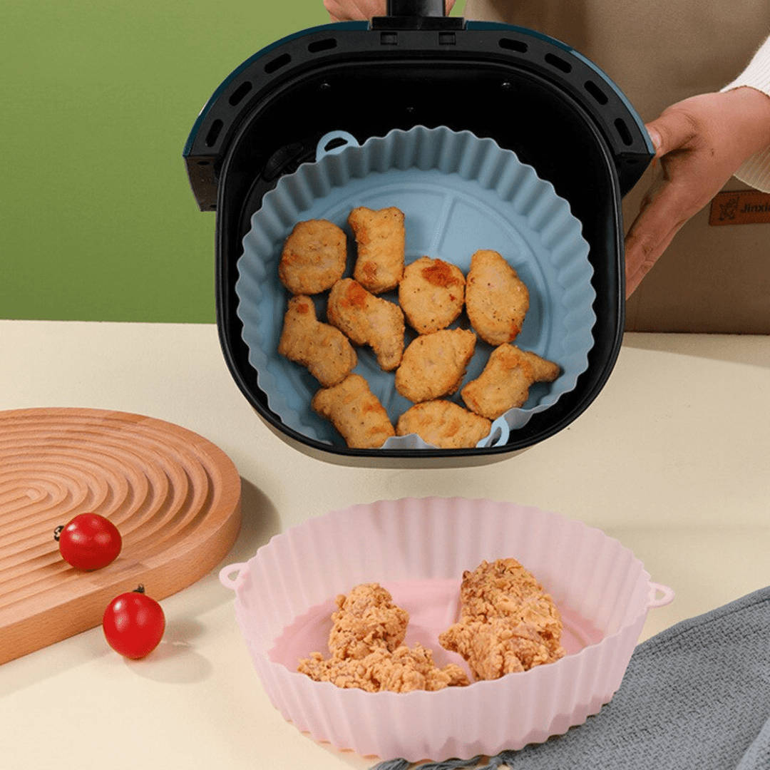 Herbruikbare Siliconen Airfryer Mandje | Eenvoudig Schoon Te Maken - Sorata