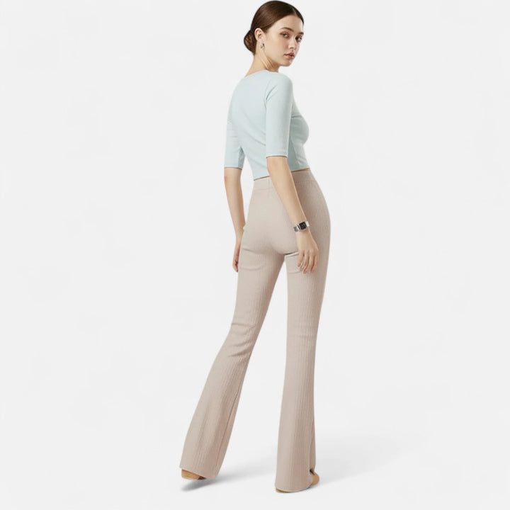 Sorata | Dames Geplooide Wide-Leg Pantalon Broek