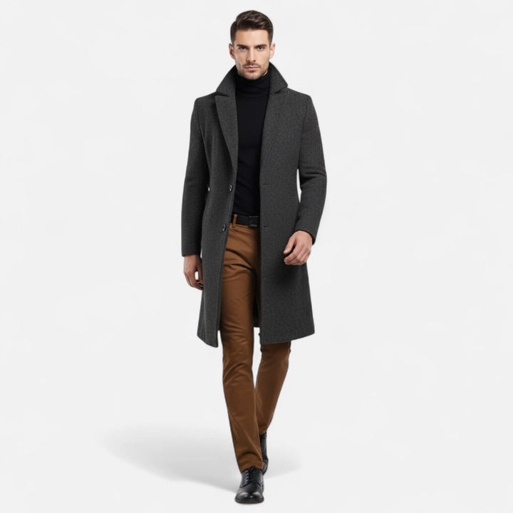 Sorata | Heren Klassieke Jas | Overcoat | Tijdloze Verfijnde Elegantie
