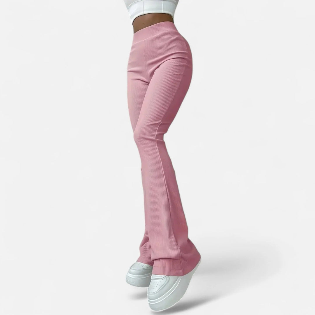 Sorata | Dames Slim Fit Geribde Pantalon