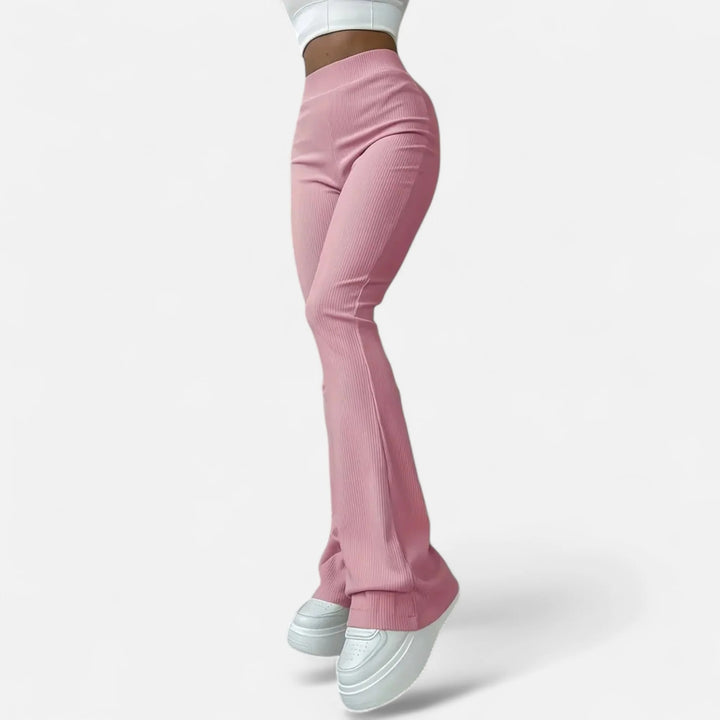 Sorata | Dames Slim Fit Geribde Pantalon