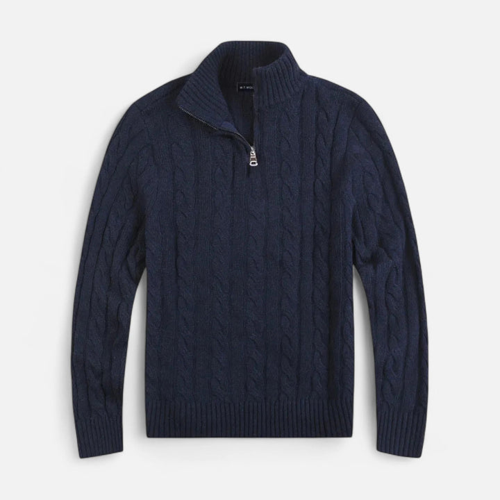 Sorata | Heren Half Zip Trui | Tijdloze Smart-Casual Stijl