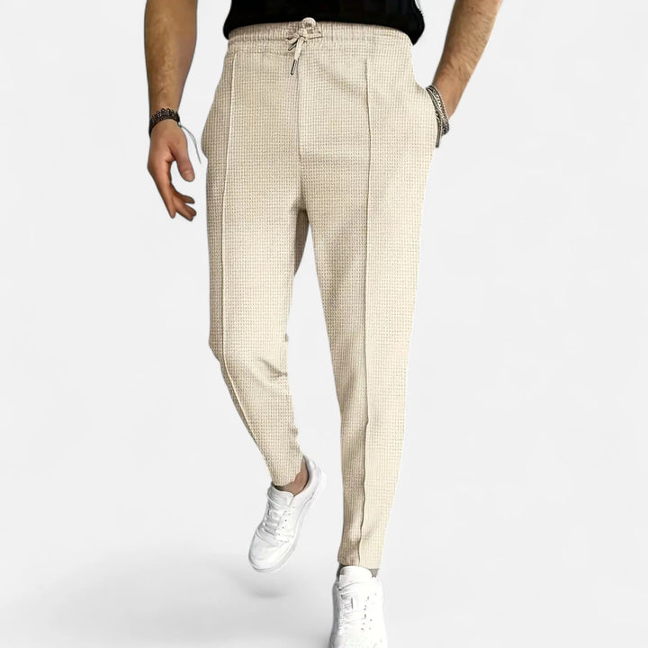 Sorata | Heren Klassieke Wafel Knit Pantalon