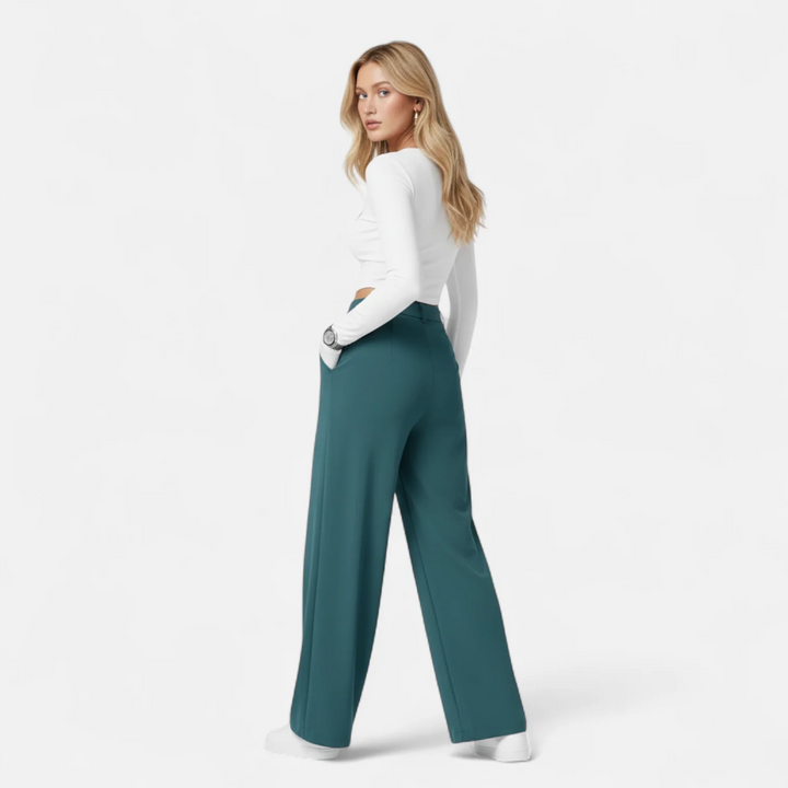 Sorata | Dames Getailleerde Rechte Pantalon Broek
