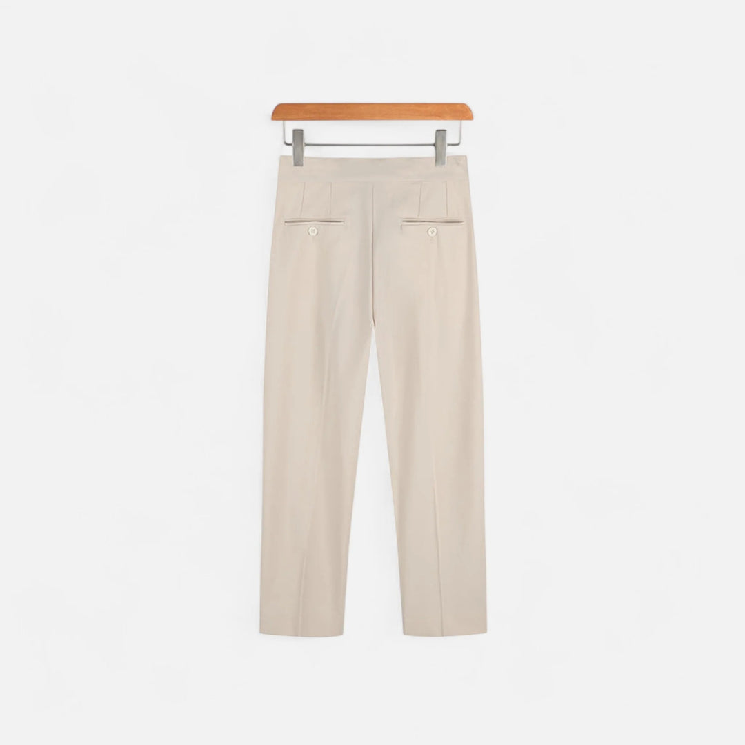 Sorata | Heren Klassieke Hoge-Taille Plooibroek