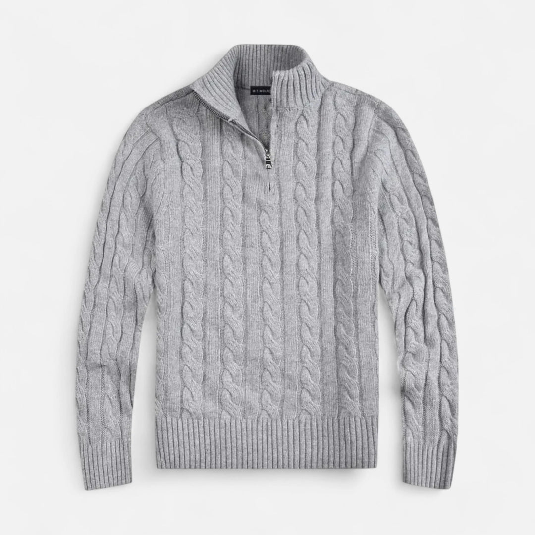 Sorata | Heren Half Zip Trui | Tijdloze Smart-Casual Stijl