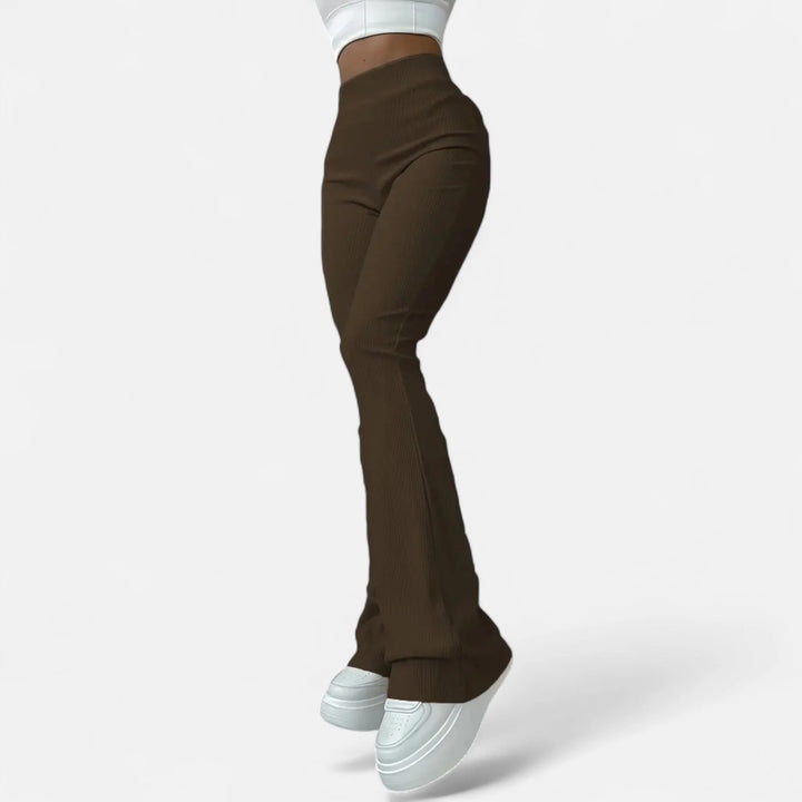 Sorata | Dames Slim Fit Geribde Pantalon