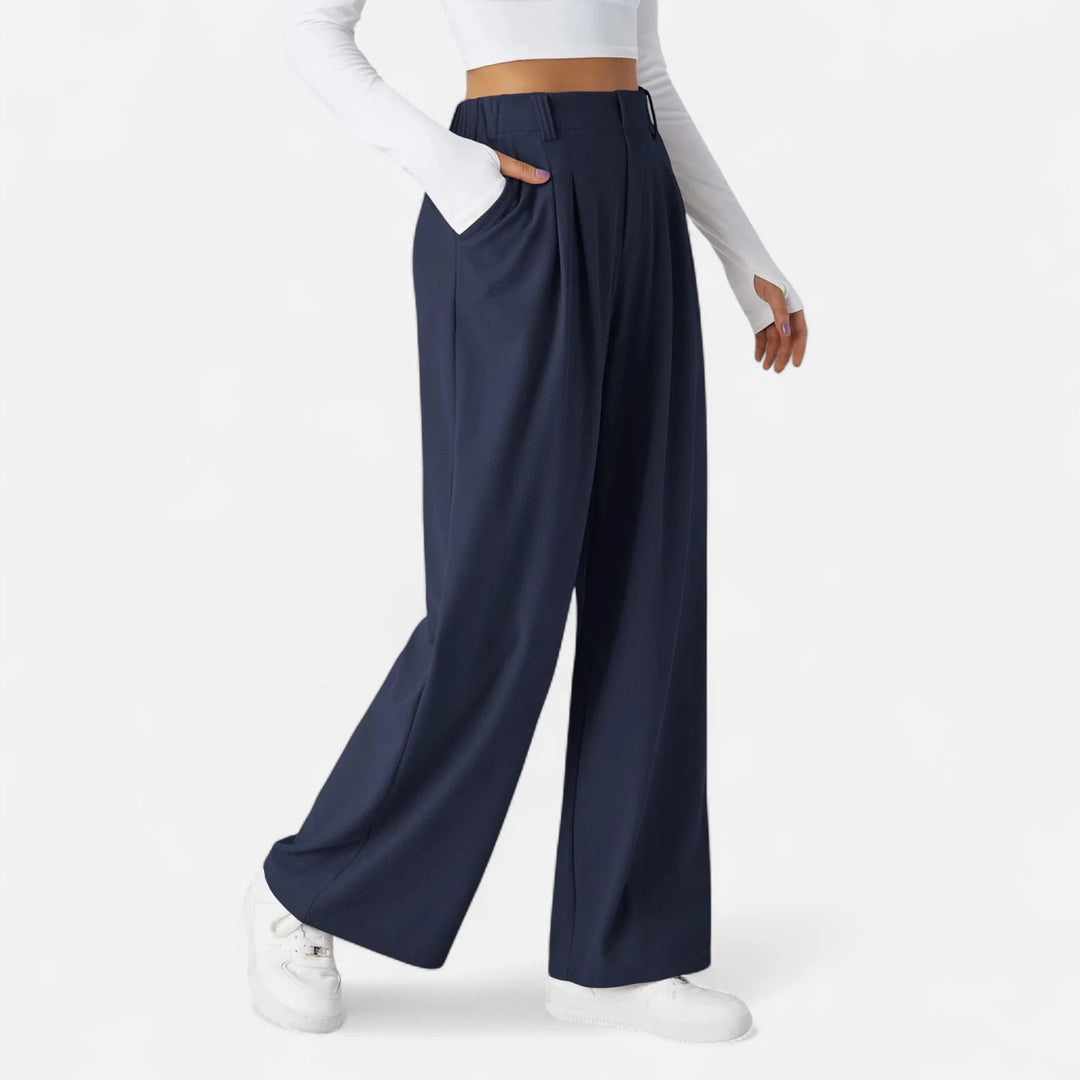 Sorata | Dames Klassieke Wide-Leg Werkpantalon Broek