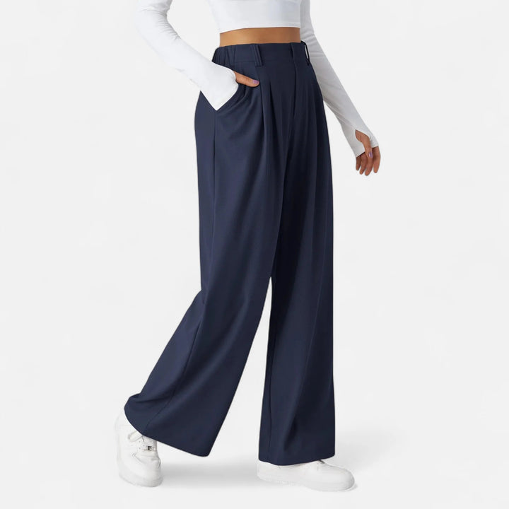Sorata | Dames Klassieke Wide-Leg Werkpantalon Broek
