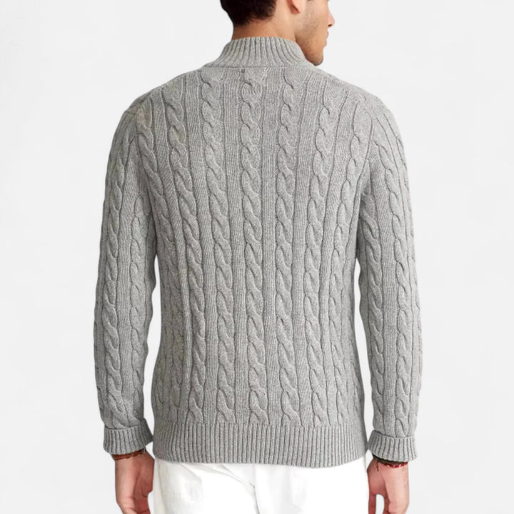 Sorata | Heren Half Zip Trui | Tijdloze Smart-Casual Stijl