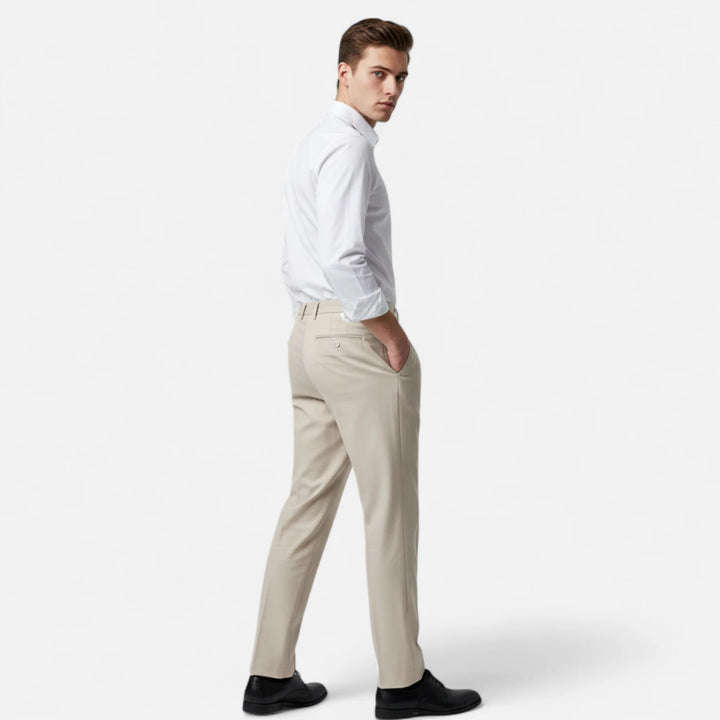 Sorata | Heren Klassieke Hoge-Taille Plooibroek