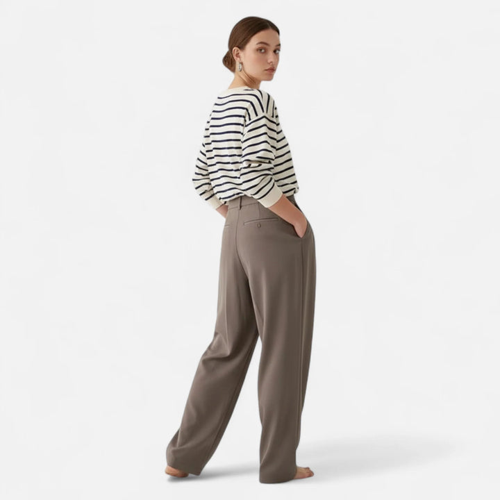 Sorata | Dames Hoge Taille Rechte Pantalon Broek